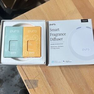 Pura Smart Fragrance Diffuser with 2 scent refills
